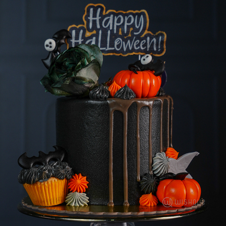 Happy Halloween Nightfall Chocolate Cake