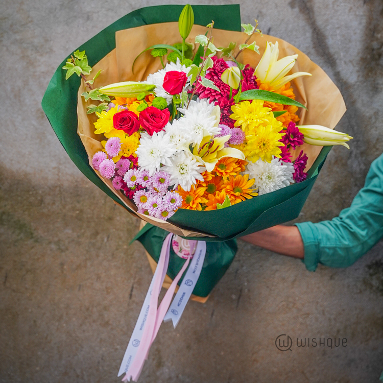The Emerald Bloom Large Bouquet