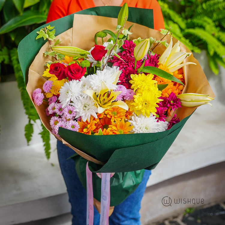 The Emerald Bloom Large Bouquet