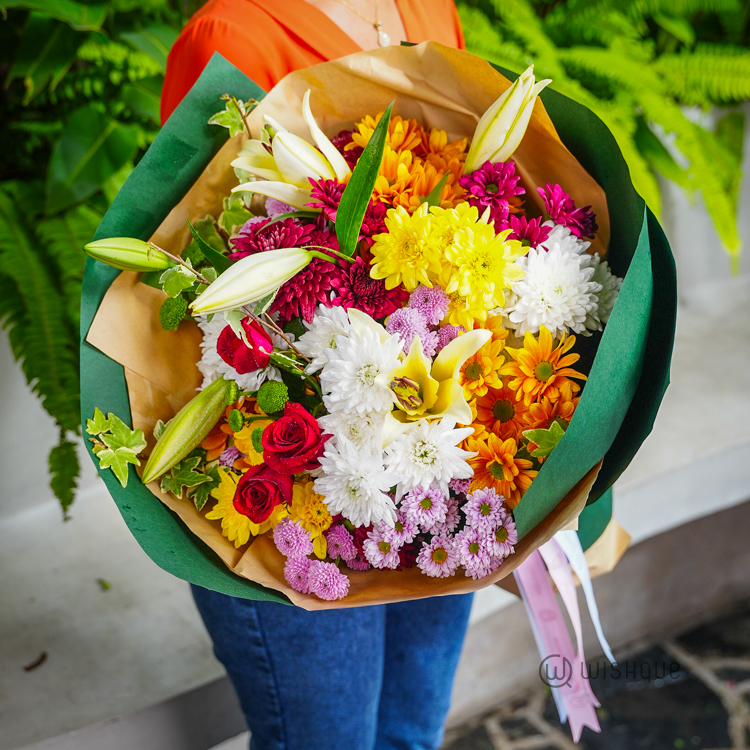 The Emerald Bloom Large Bouquet