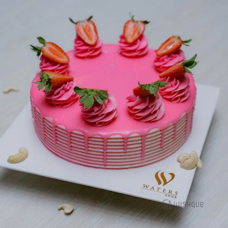 Strawberry Nougat Cake