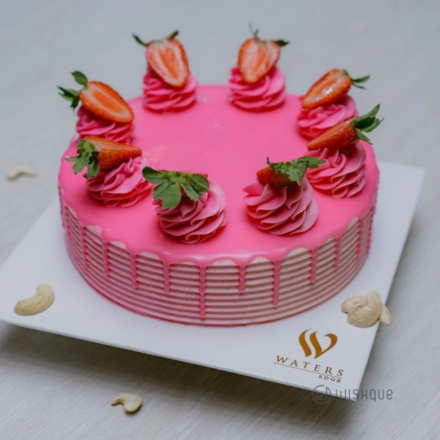 Strawberry Nougat Cake