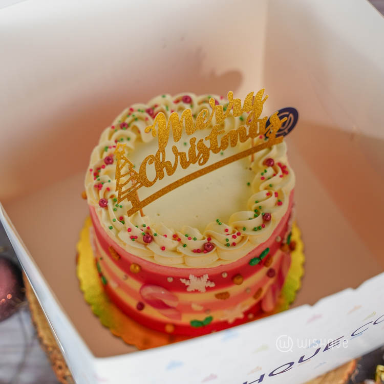 Red Velvet & Ribbon Candy Cake