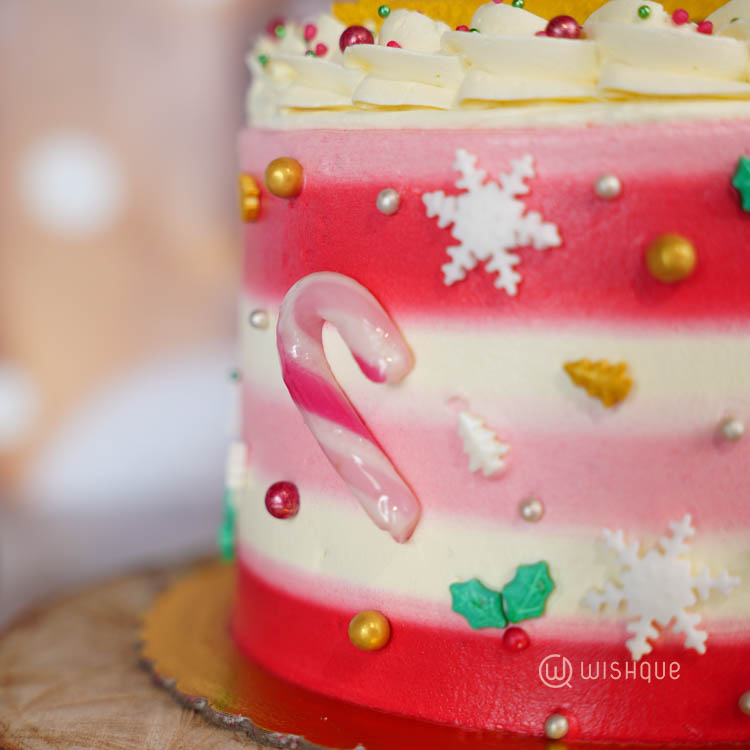 Red Velvet & Ribbon Candy Cake