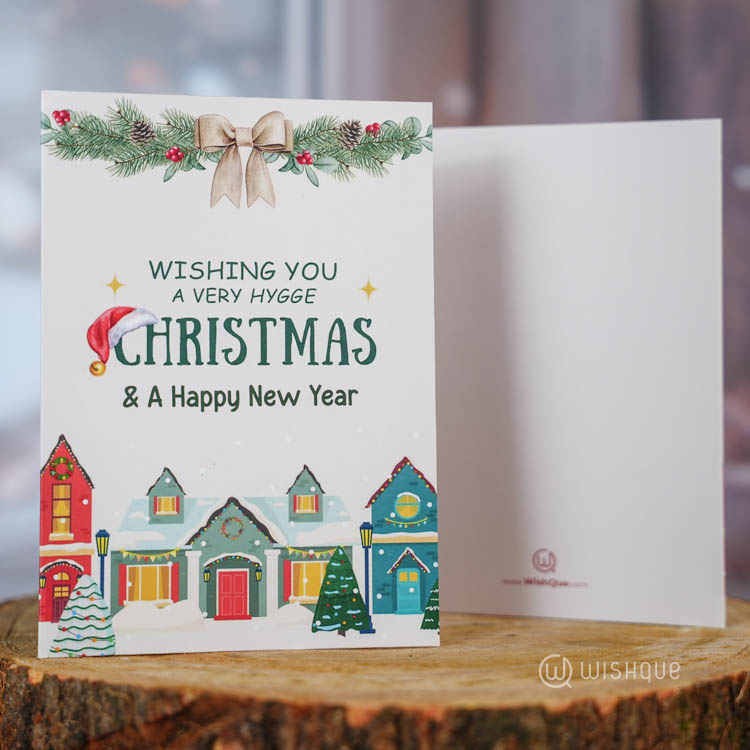 Wishing You A Very Hygge Christmas & A Happy New Year Greeting Card
