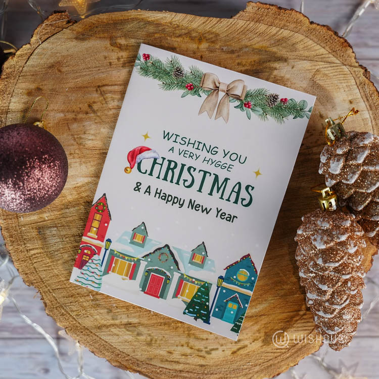 Wishing You A Very Hygge Christmas & A Happy New Year Greeting Card