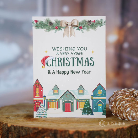Wishing You A Very Hygge Christmas & A Happy New Year Greeting Card