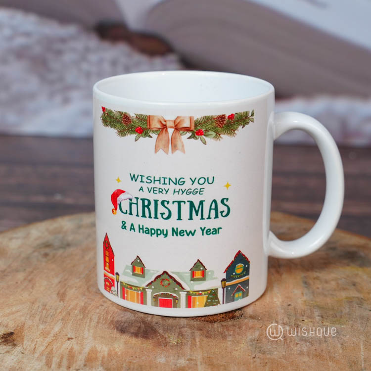 Wishing You A Very Hygge Christmas & Happy New Year Printed Mug