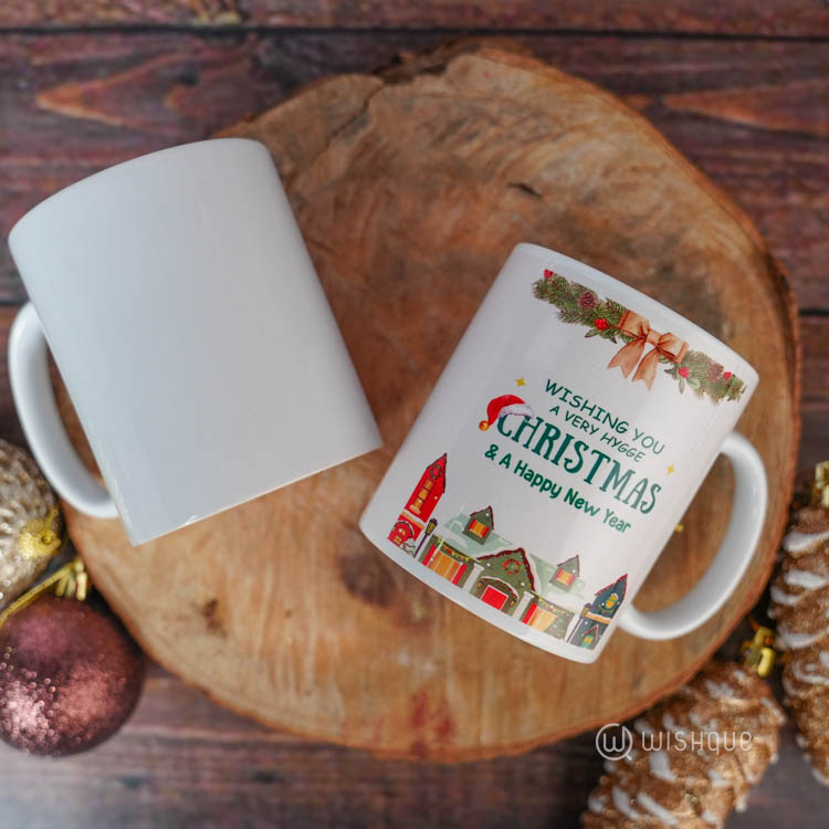 Wishing You A Very Hygge Christmas & Happy New Year Printed Mug