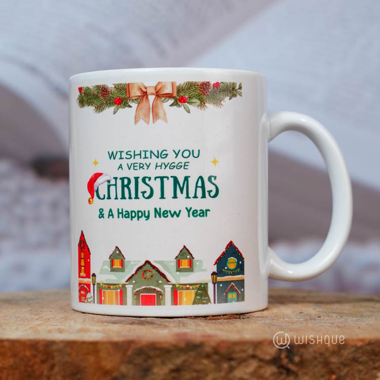 Wishing You A Very Hygge Christmas & Happy New Year Printed Mug