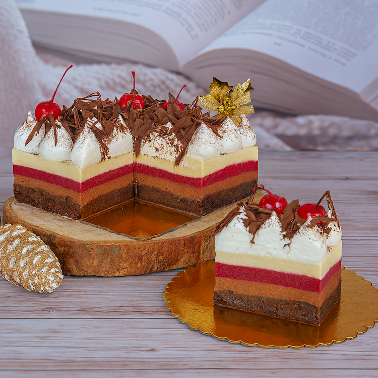 Blackforest Raspberry Mousse Cake