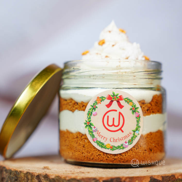 Eggnog Delight Moouse Cake Jar