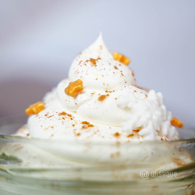 Eggnog Delight Moouse Cake Jar