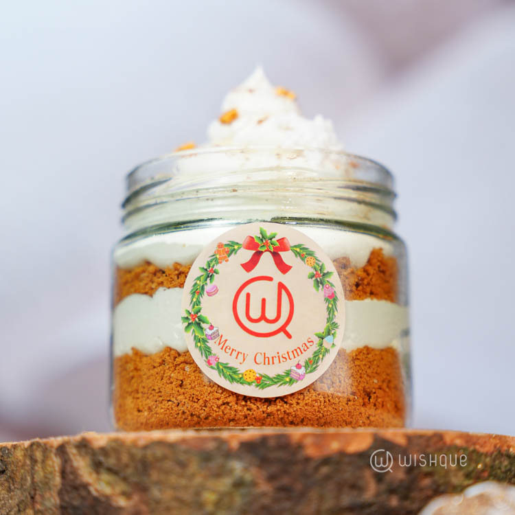 Eggnog Delight Moouse Cake Jar