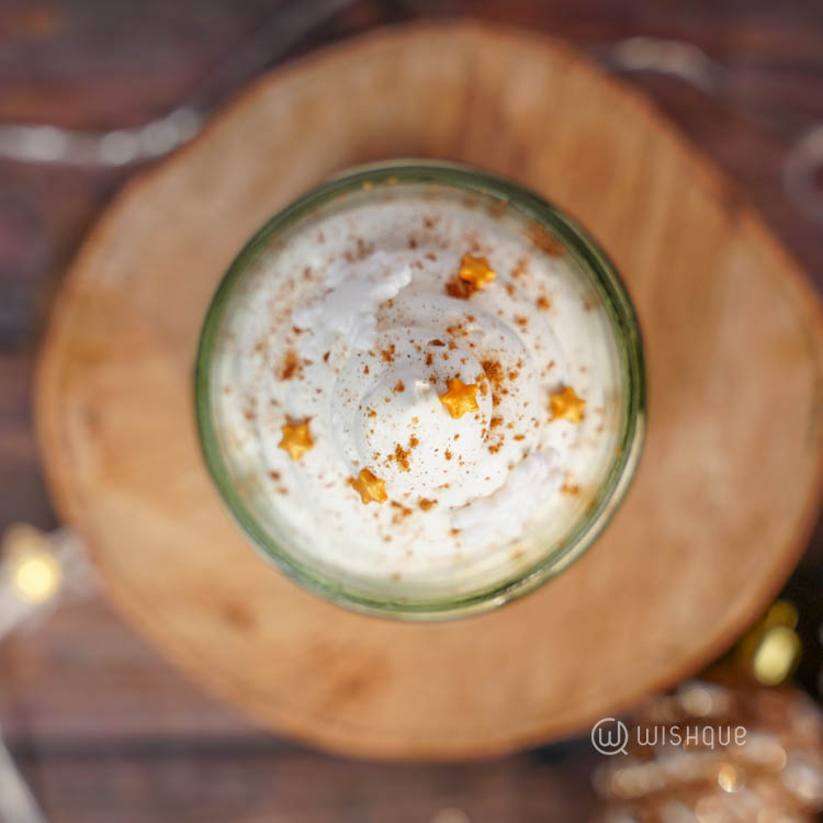 Eggnog Delight Moouse Cake Jar