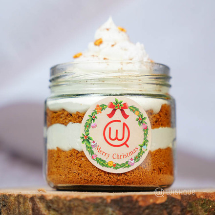 Eggnog Delight Moouse Cake Jar