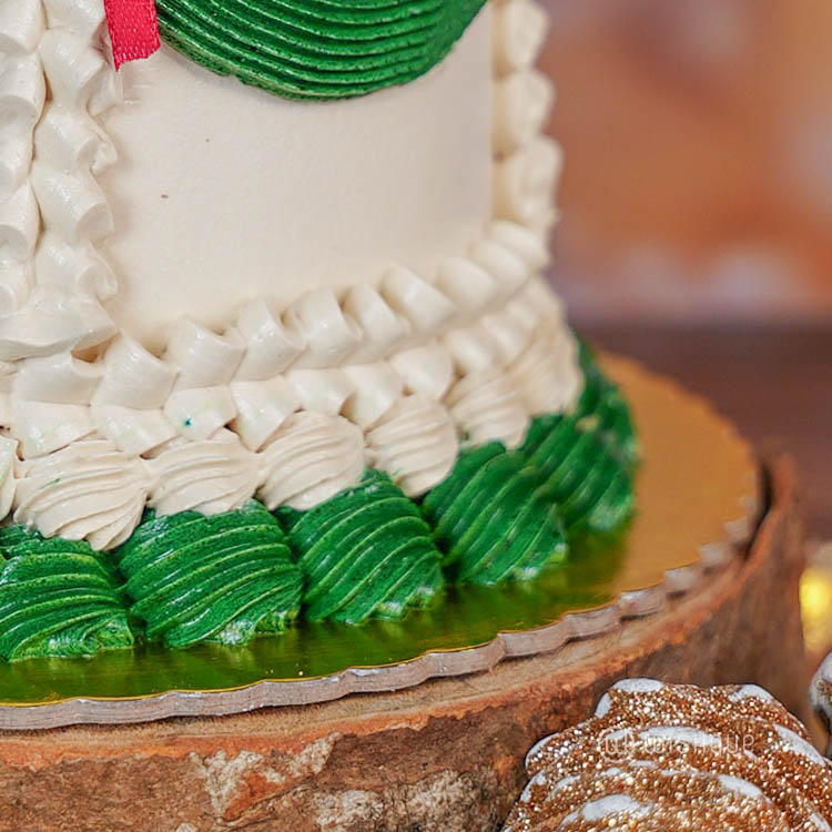 Blueberry White Chocolate Festive Cake