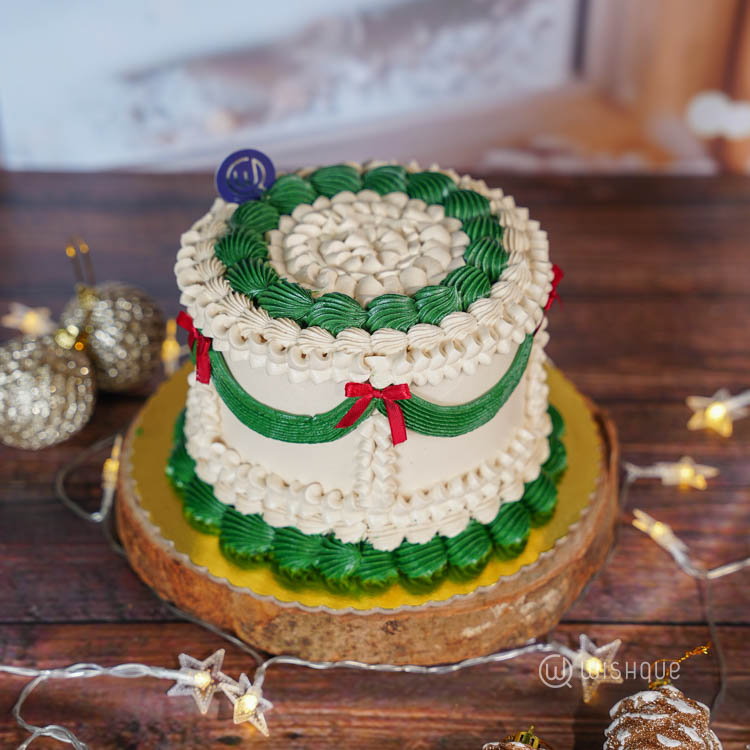 Blueberry White Chocolate Festive Cake