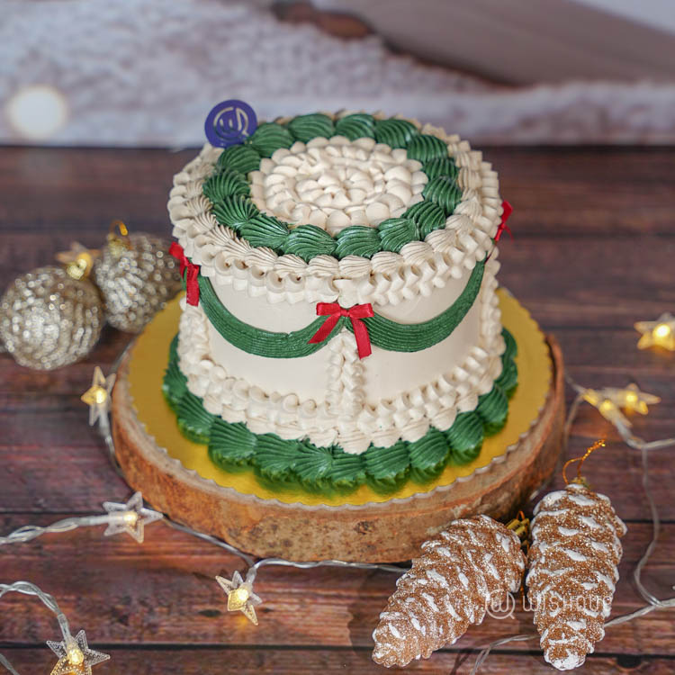 Blueberry White Chocolate Festive Cake