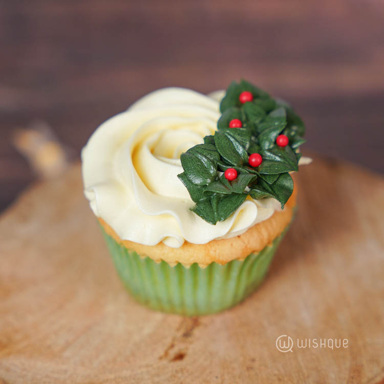 Christmas Winter Botanical Cupcake Box of 06