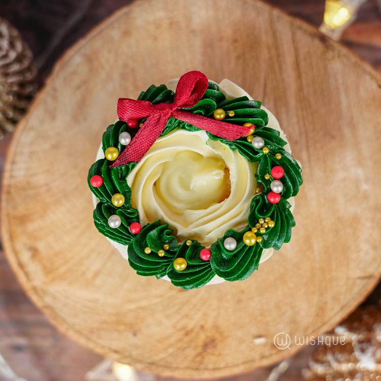 Christmas Winter Botanical Cupcake Box of 12