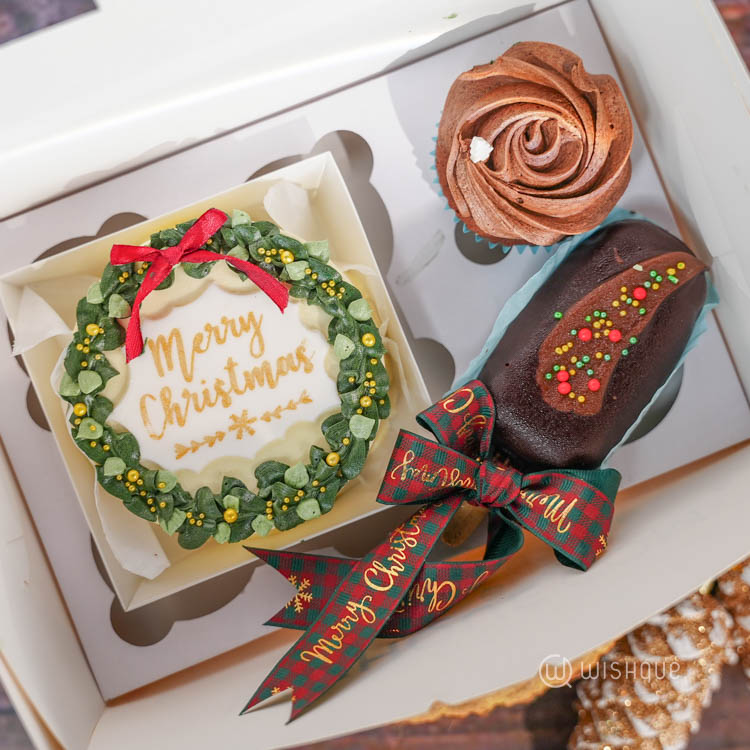 Merry Christmas Mini Wreath Assorted Pack