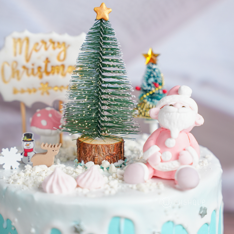 Snowfall Christmas Wonderland Chocolate Cake