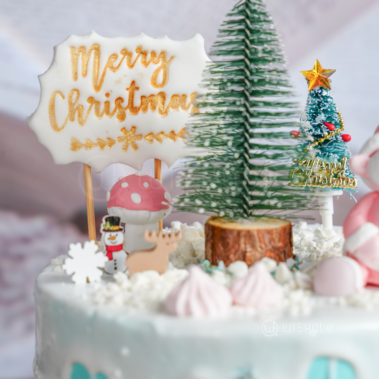 Snowfall Christmas Wonderland Chocolate Cake