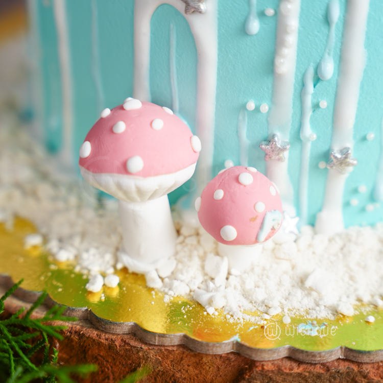 Snowfall Christmas Wonderland Chocolate Cake