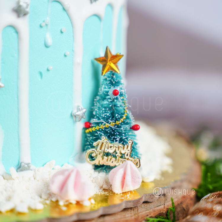 Snowfall Christmas Wonderland Chocolate Cake