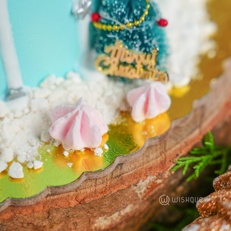 Snowfall Christmas Wonderland Chocolate Cake