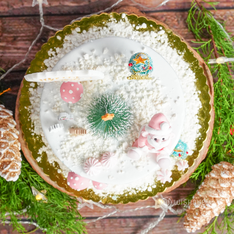 Snowfall Christmas Wonderland Chocolate Cake