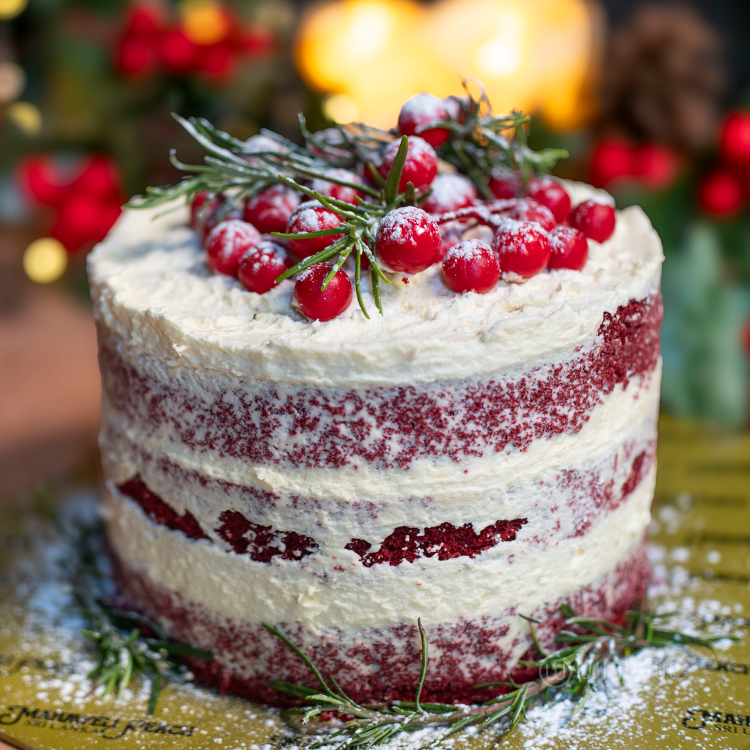 Christmas Red Velvet Cake
