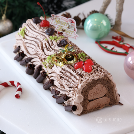 Choc Hazelnut Log