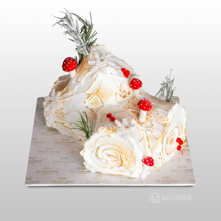 White Forest Yule Log