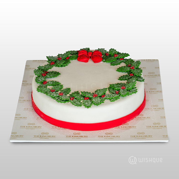 Christmas Cake With Fondant