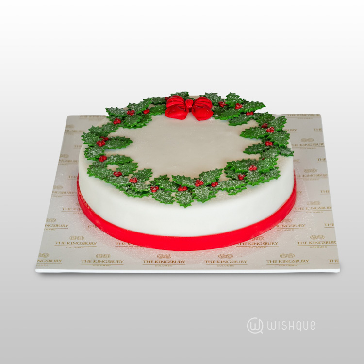 Christmas Cake with Marzipan