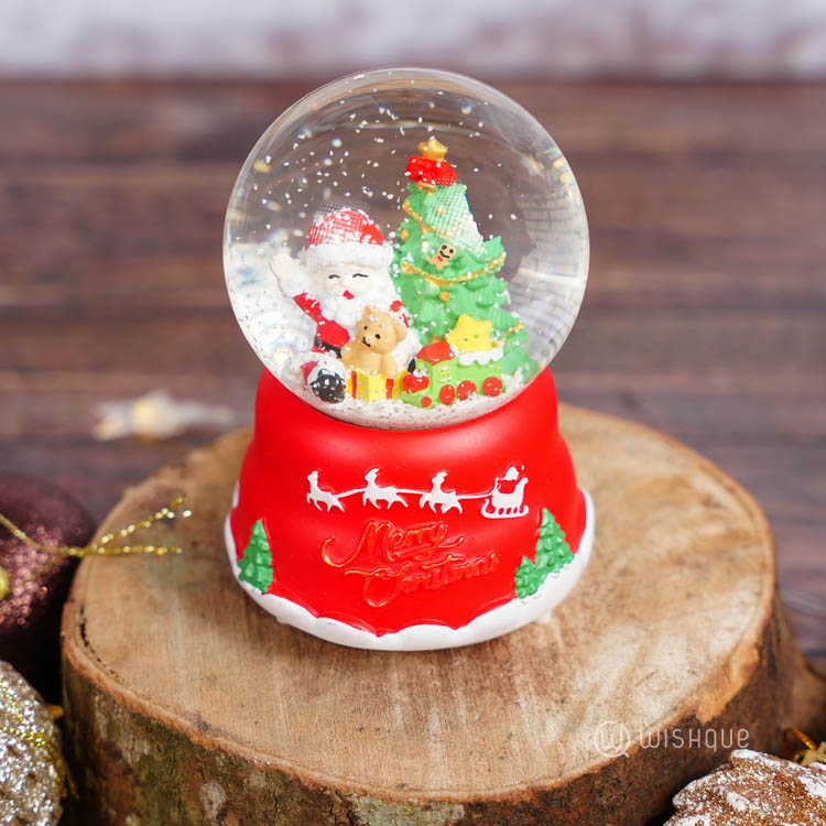 Christmas Santa Globe Fairy Lights Ornament