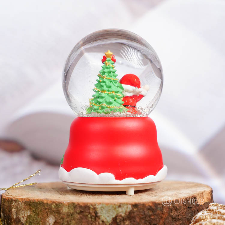 Christmas Santa Globe Fairy Lights Ornament