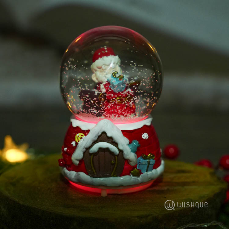 Santa Claus Christmas Fairy Light Ornament