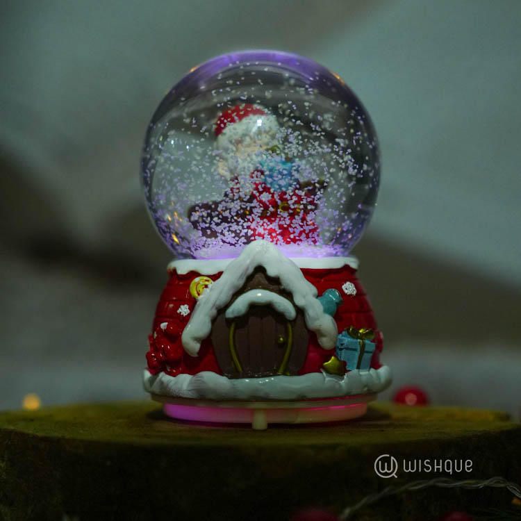 Santa Claus Christmas Fairy Light Ornament