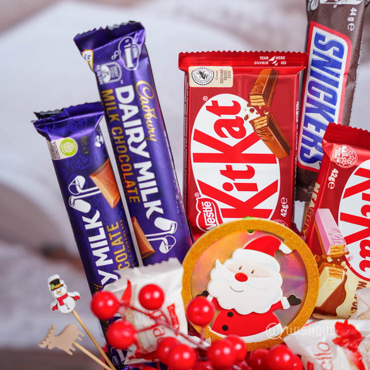Snowman Sweets Gift Bucket