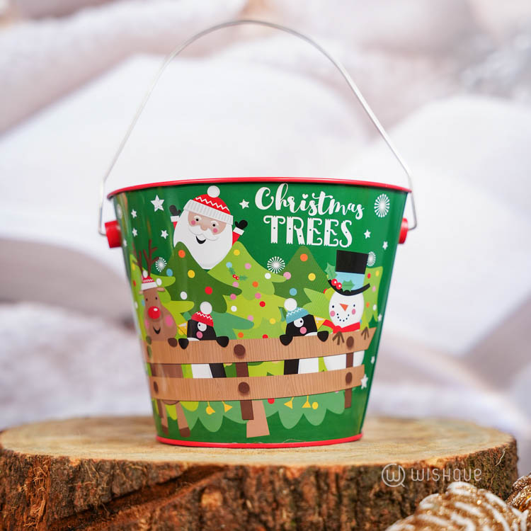 Winter Man Ho Ho Ho Treat Bucket