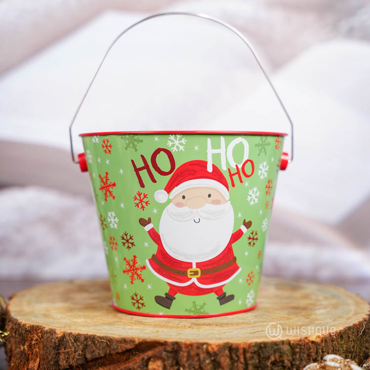 Winter Man Ho Ho Ho Treat Bucket