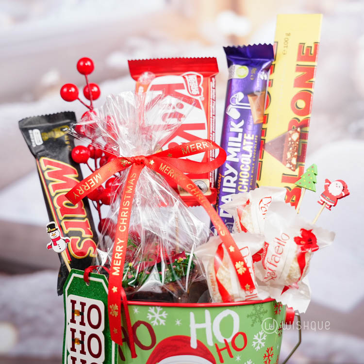 Winter Man Ho Ho Ho Treat Bucket