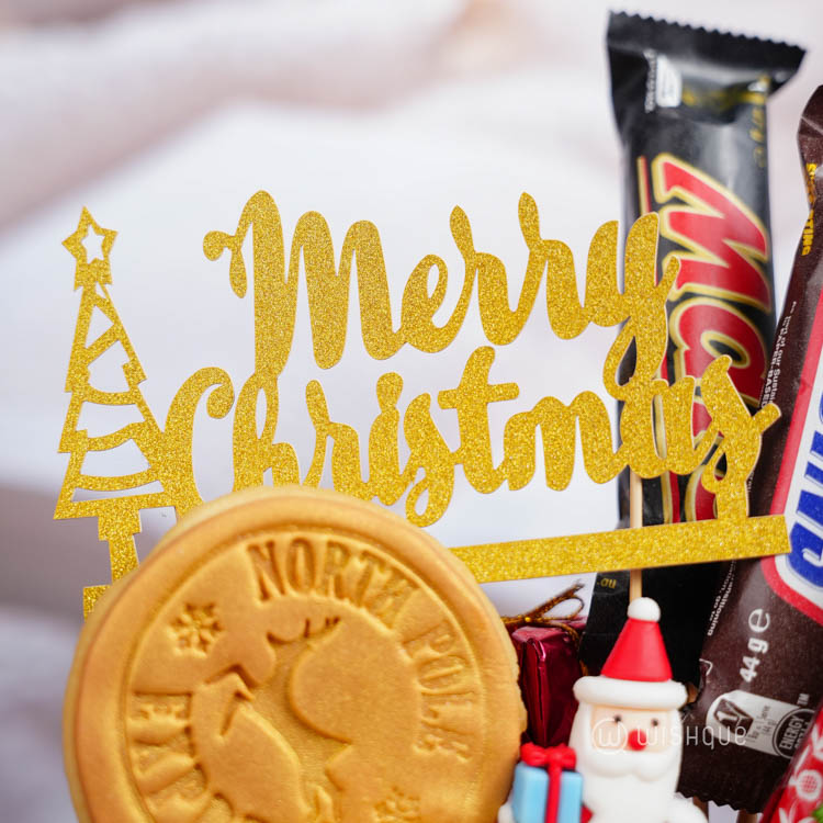 Red Santa Suit Winter Bucket