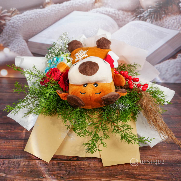 Winter Reindeer Bloom