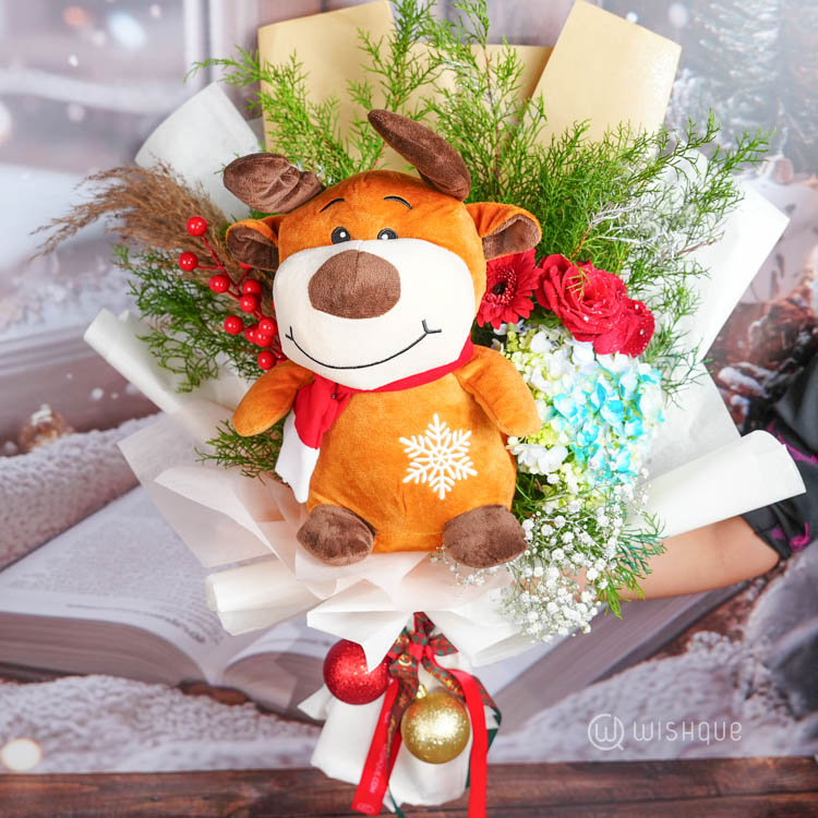 Winter Reindeer Bloom