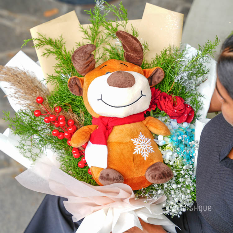 Winter Reindeer Bloom