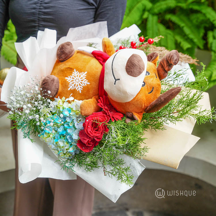 Winter Reindeer Bloom